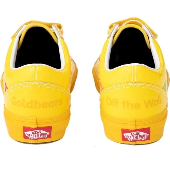 Vans x Haribo Old Skool V Checkerboard Skate Shoe Mens 6.5 Womens 8 Yellow NEW