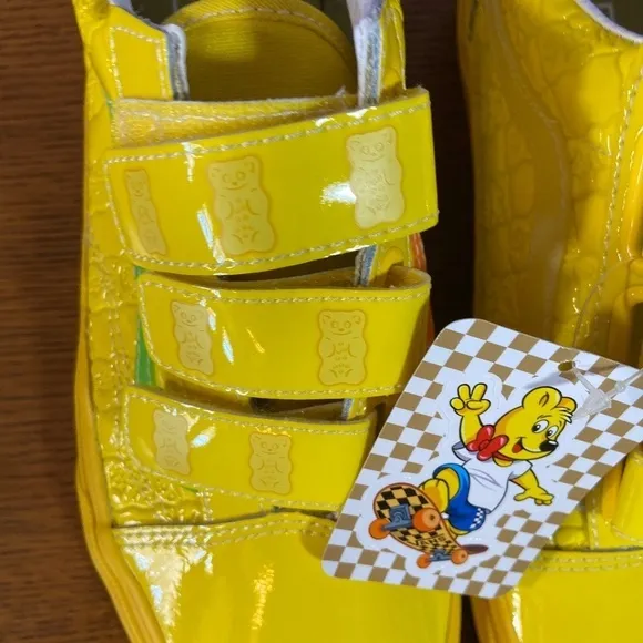 Vans x Haribo Old Skool V Checkerboard Skate Shoe Mens 6.5 Womens 8 Yellow NEW