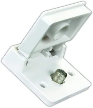Weatherproof TV Jack Polar White