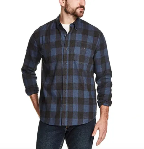 Weatherproof Vintage Men Long Sleeves Flannel Shirt