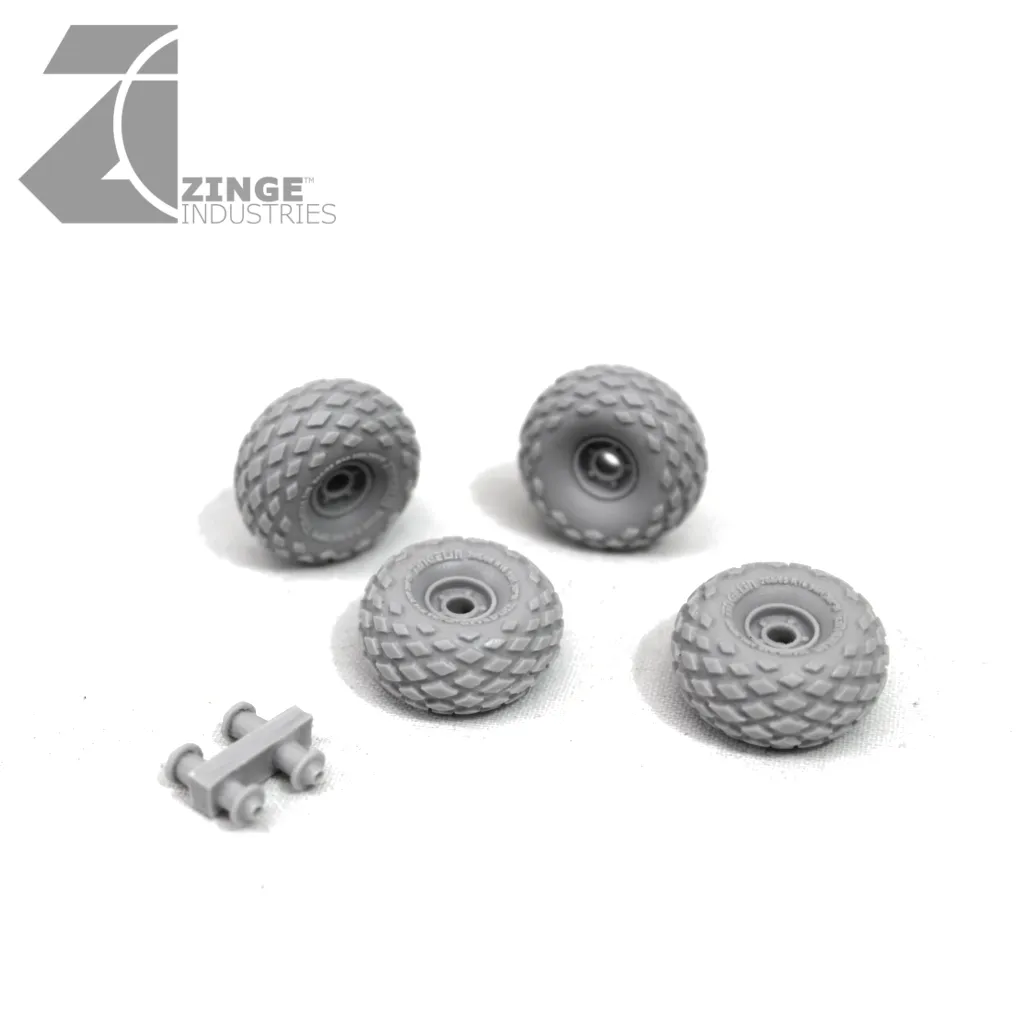 Wheels - 27mm All-Terrain X 4 Sprue