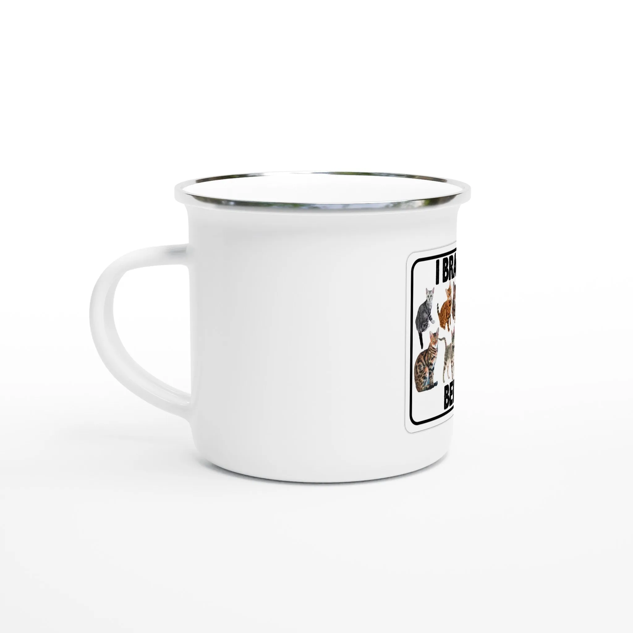 White 12oz Enamel Mug