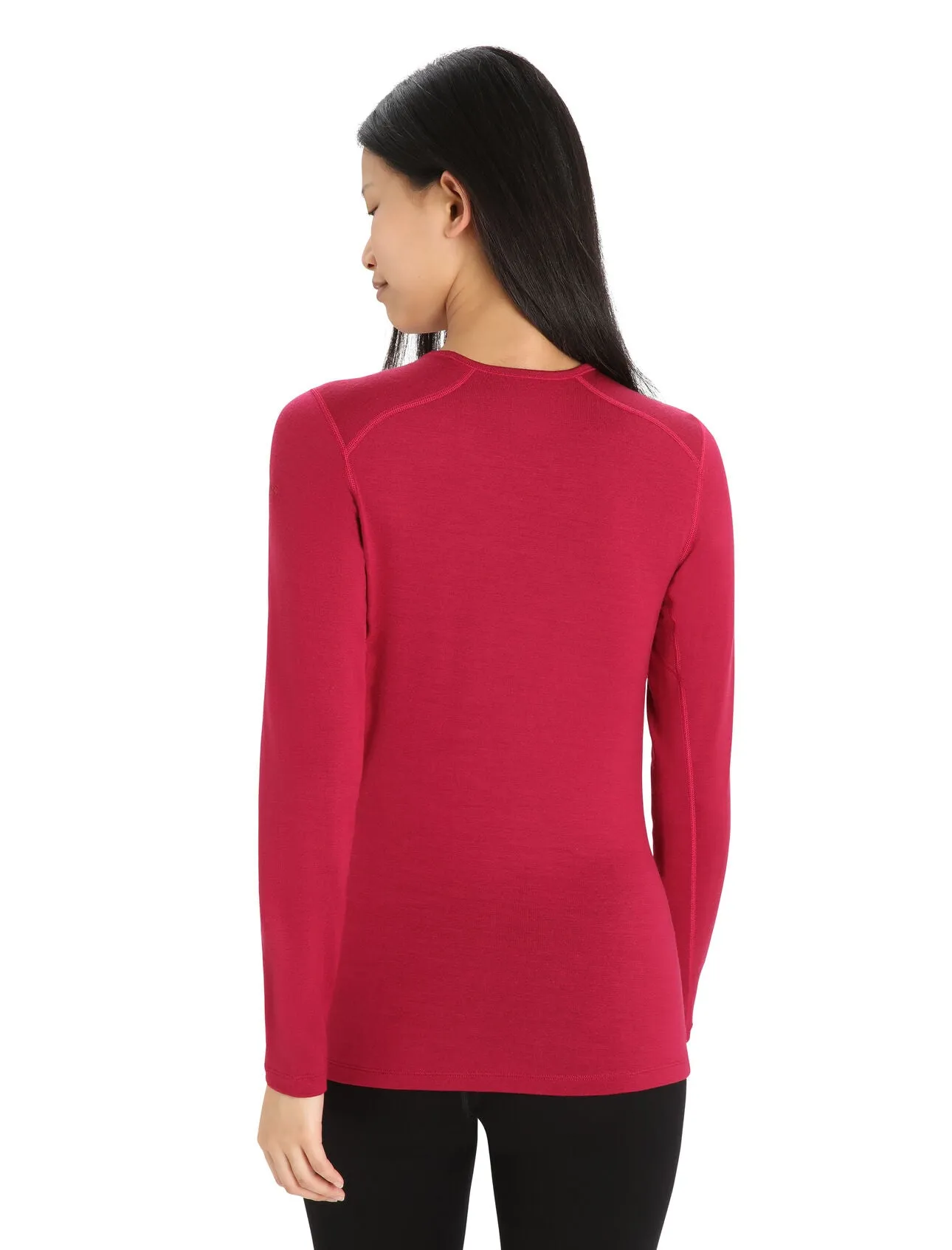 WOMEN'S 260 TECH LONG SLEEVE CREWE - CHERRY