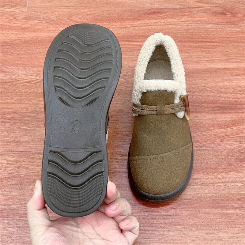 Women's Thickened Warm Slip-On Shoes