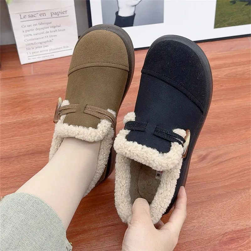 Women's Thickened Warm Slip-On Shoes