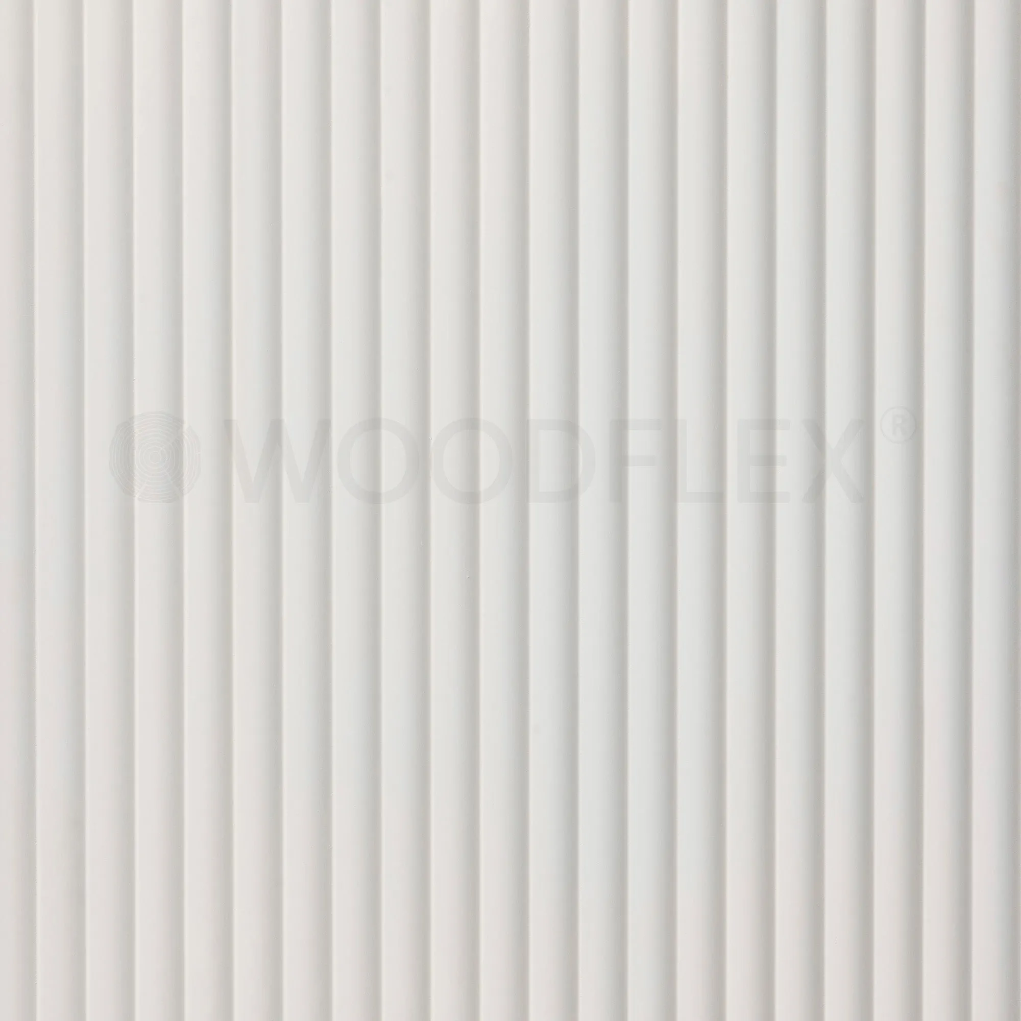 WOODFLEX WHITE PRIMED FLEXIBLE - HALF ROUND 27 - 2700mm X 600mm