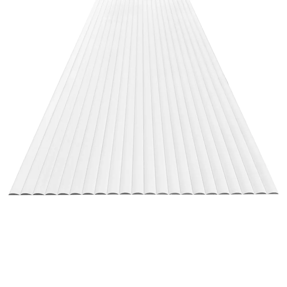 WOODFLEX WHITE PRIMED FLEXIBLE - HALF ROUND 27 - 2700mm X 600mm