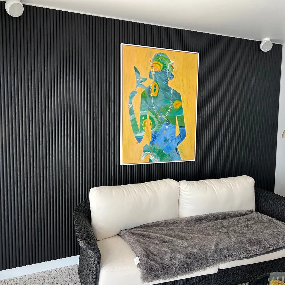 WOODFLEX WHITE PRIMED FLEXIBLE - HALF ROUND 27 - 2700mm X 600mm