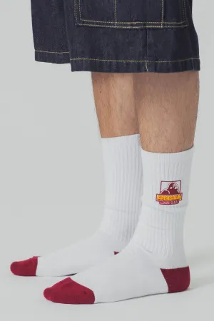 XLARGE x CSC OG SOCKS - WHITE