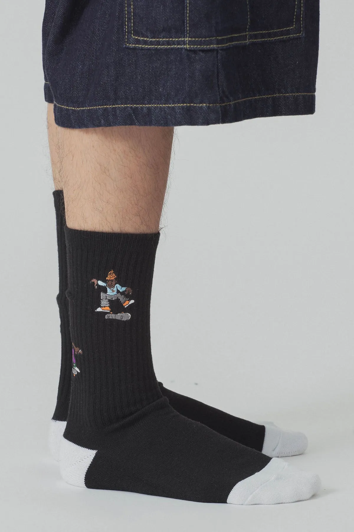 XLARGE x CSC SOCKS - BLACK