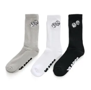 XLARGE XL DICE SOCK 3 PACK - MULTI
