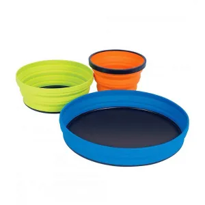 Xset 3 Piece - Plate, Bowl, Mug & Pouch