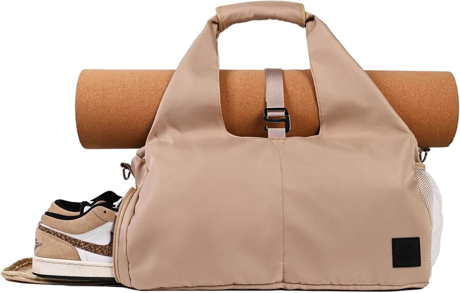 Yoga Bags for Women with Yoga Mat Bags Carrier Carryall Polyester Tote Bag for Pilates Shoulder for Travel Office Beach Workout