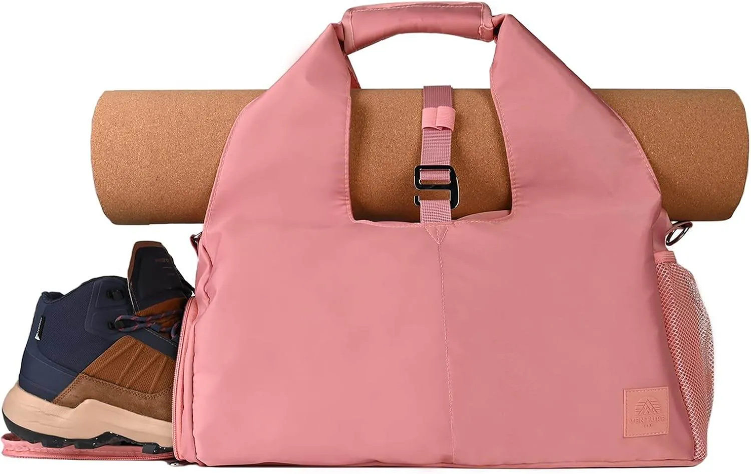 Yoga Bags for Women with Yoga Mat Bags Carrier Carryall Polyester Tote Bag for Pilates Shoulder for Travel Office Beach Workout