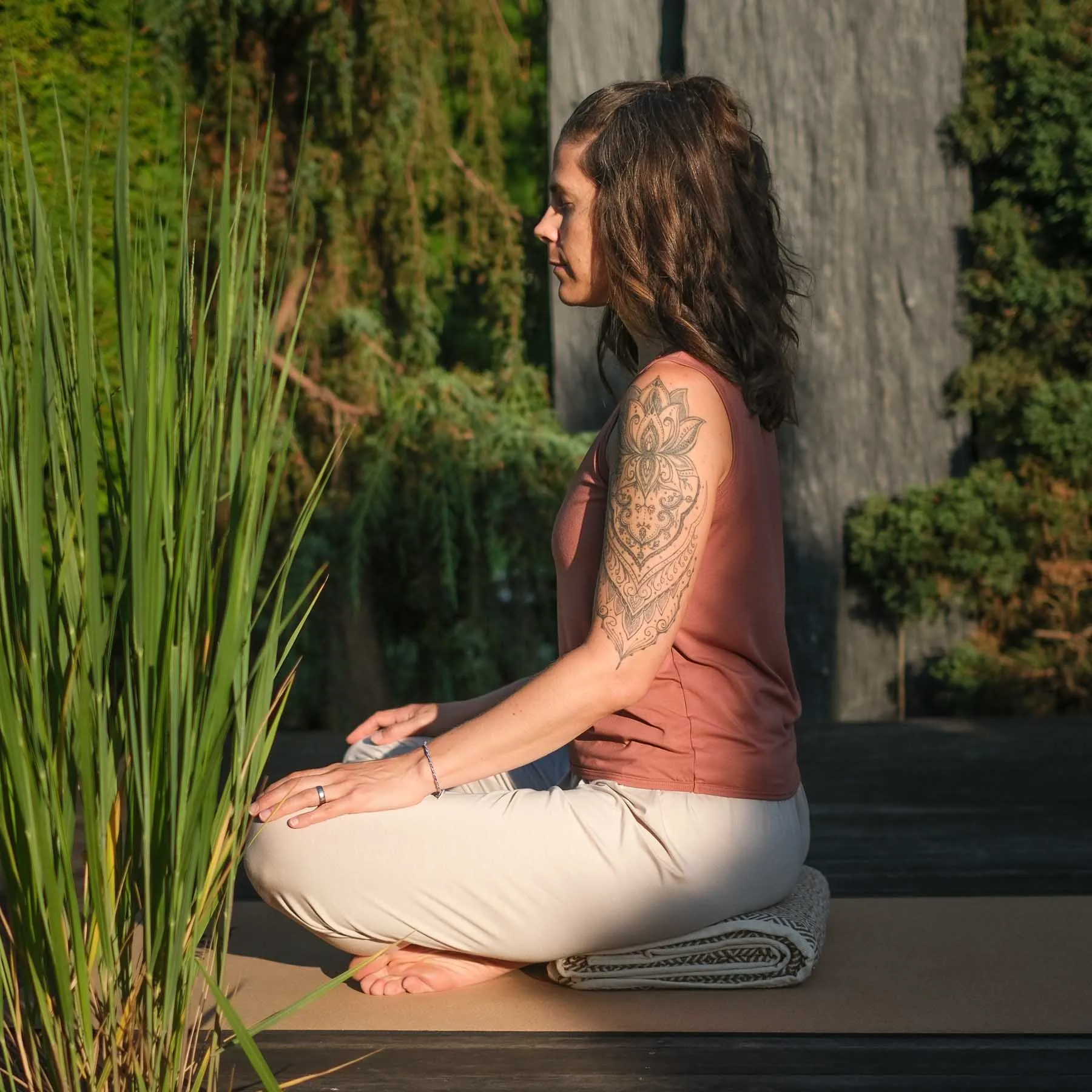 Yoga Decke Bio Baumwolle
