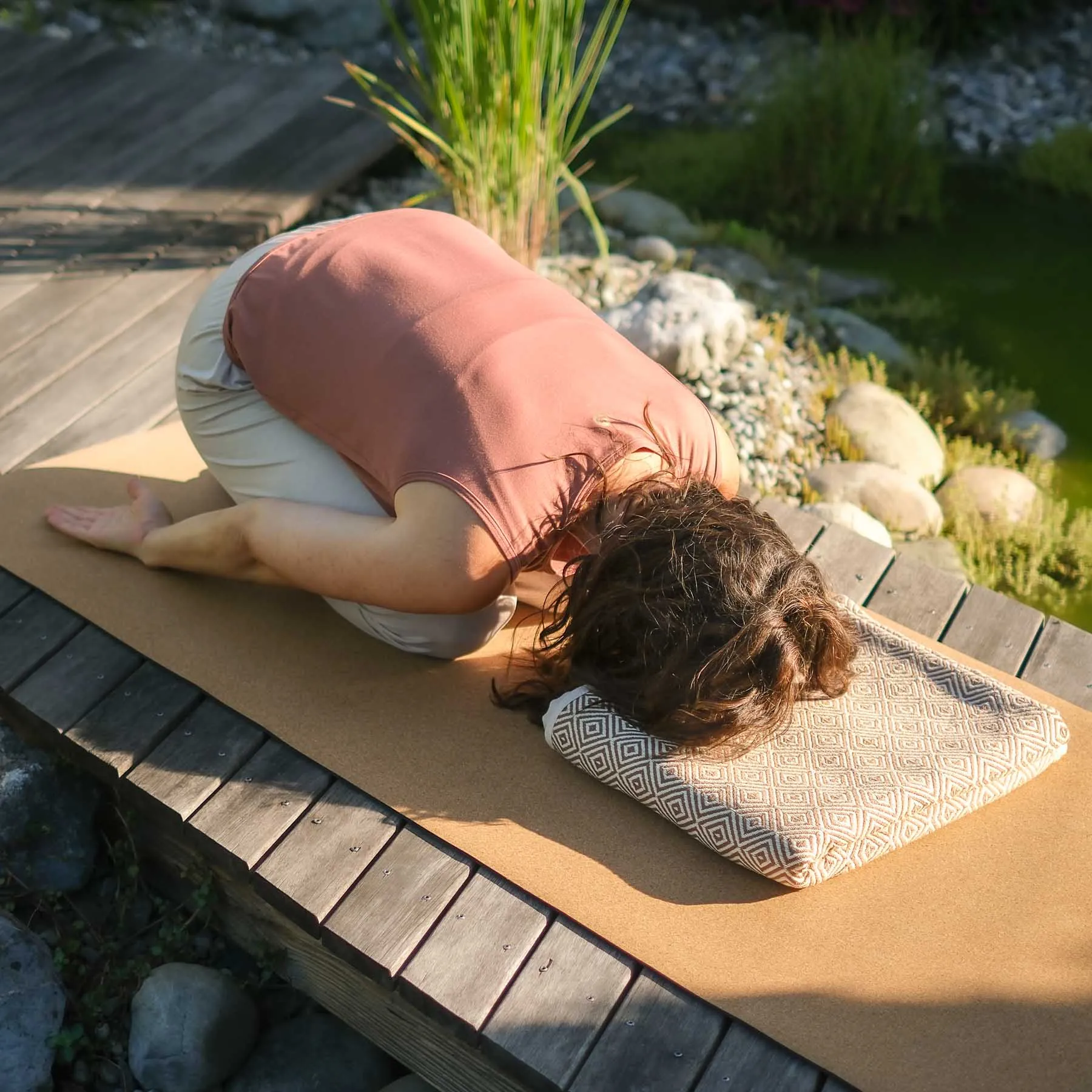 Yoga Decke Bio Baumwolle