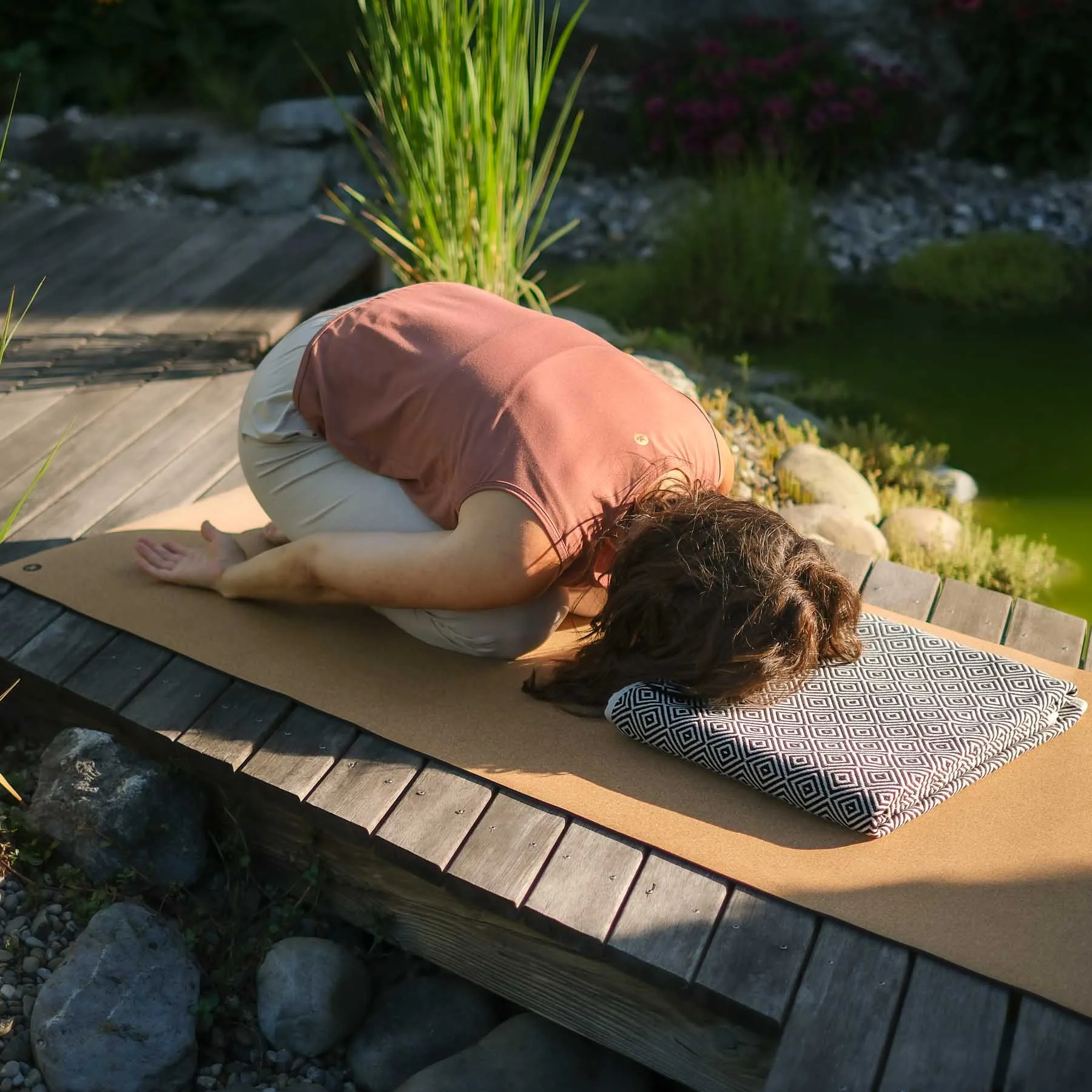 Yoga Decke Bio Baumwolle