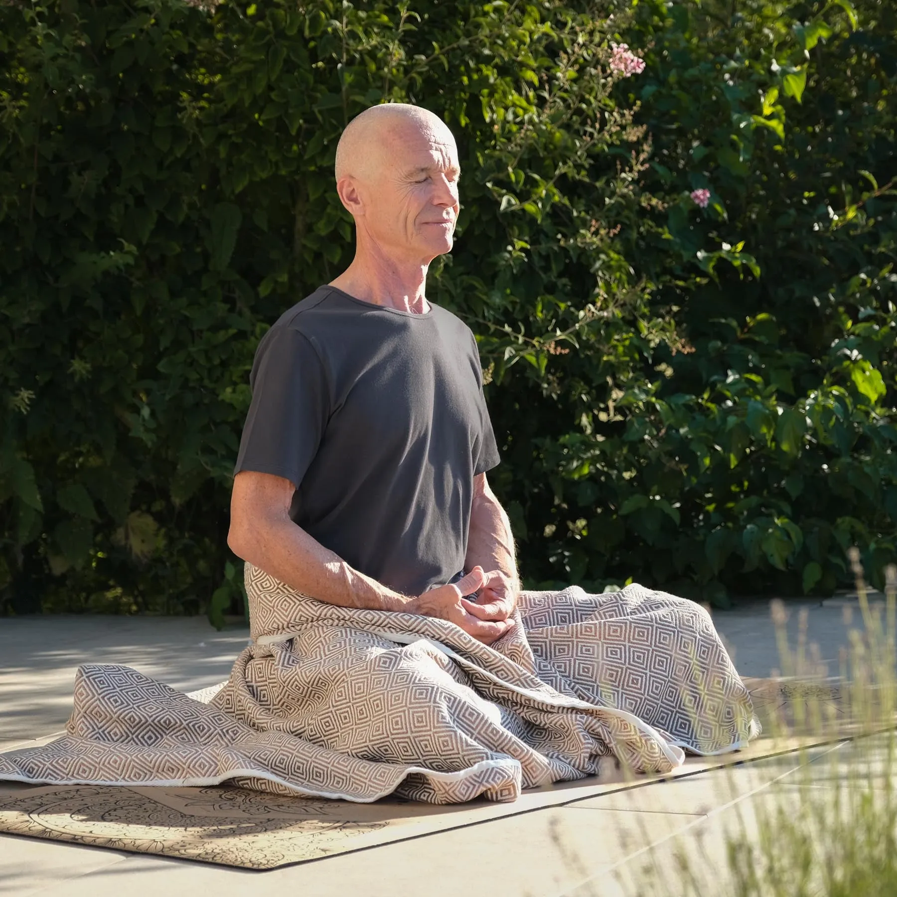 Yoga Decke Bio Baumwolle
