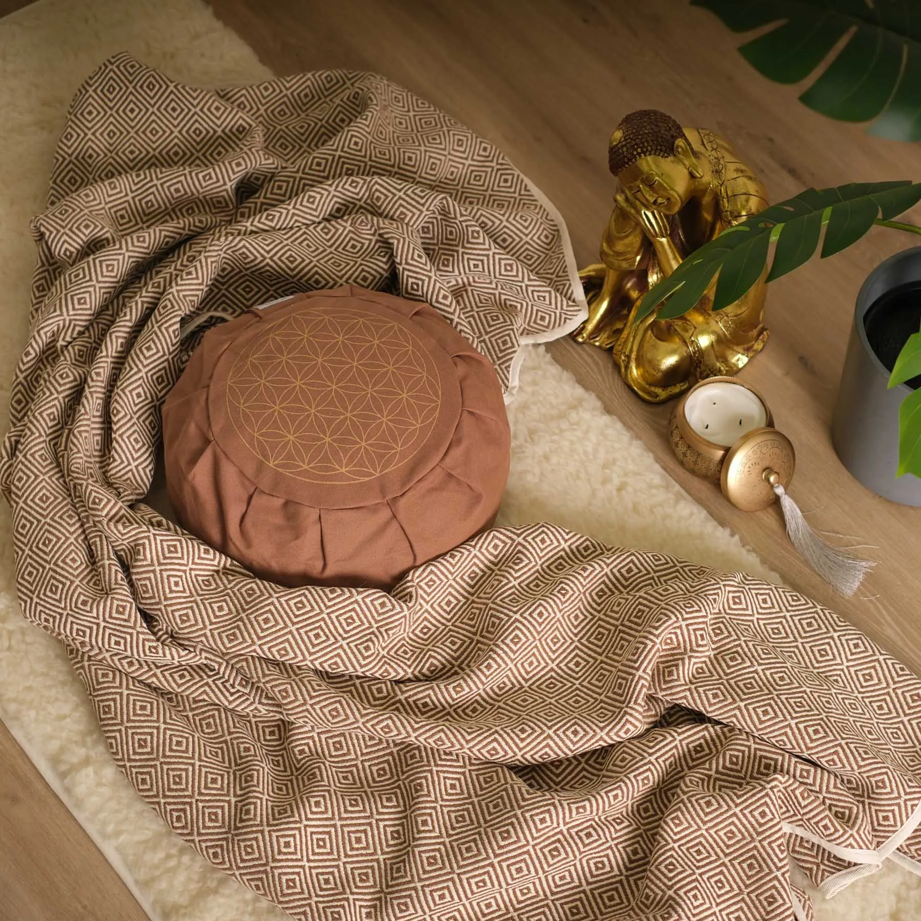 Yoga Decke Bio Baumwolle