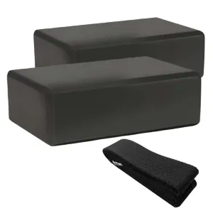 Yoga Set (2x Block, 1x Strap)
