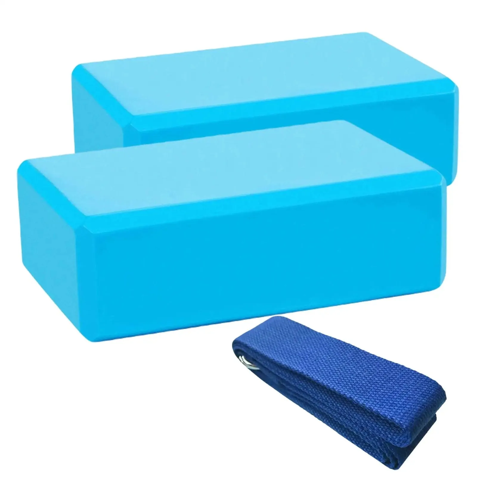Yoga Set (2x Block, 1x Strap)