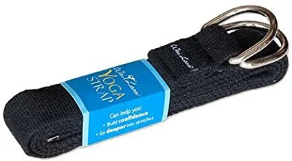 Yoga Strap 6' Black