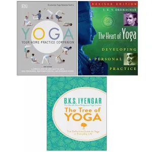Yoga Your Home Practice Companion (HB), Heart of Yoga, Tree of Yoga 3 Books Set