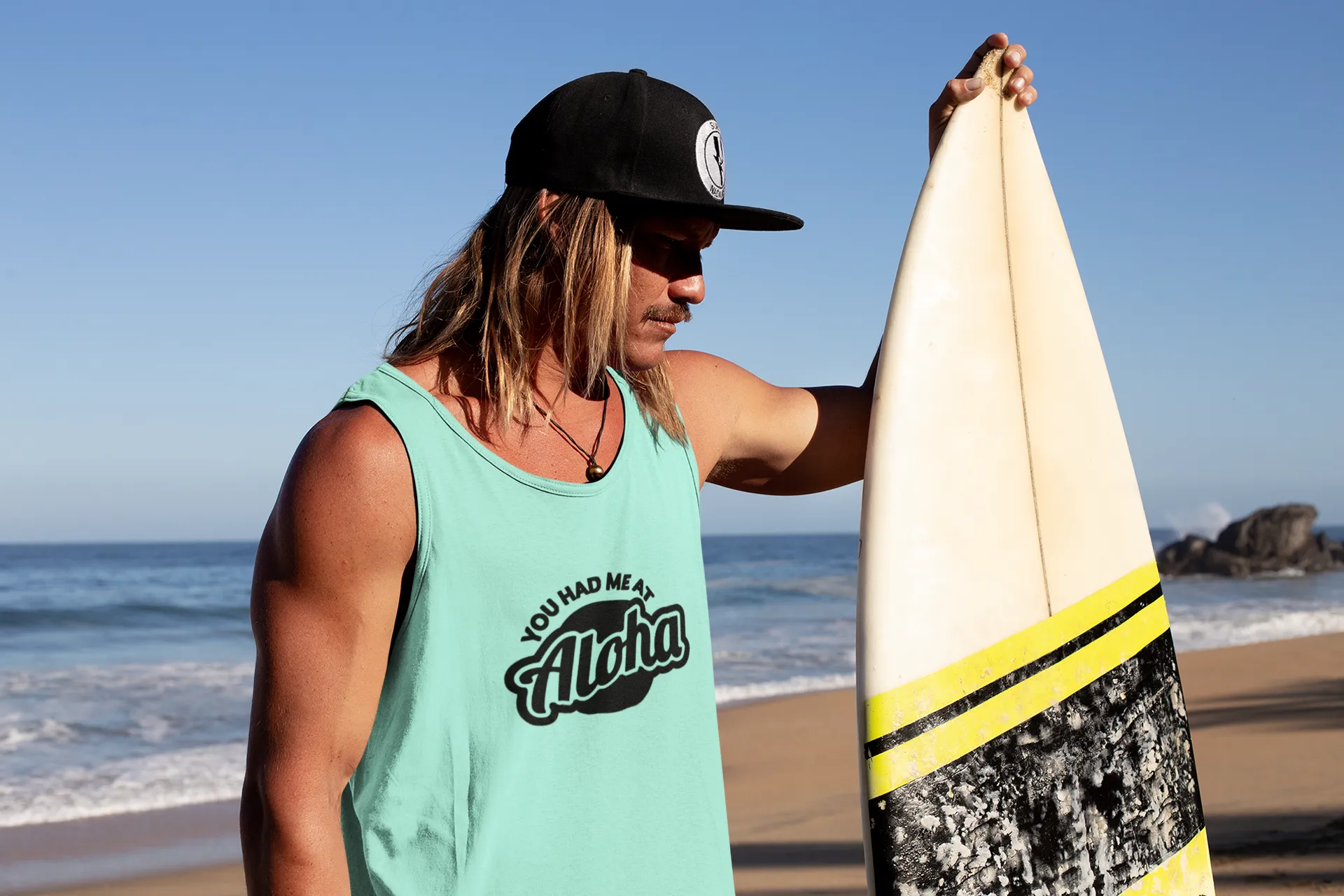 YOU HAD ME AT ALOHA TANK TOP
