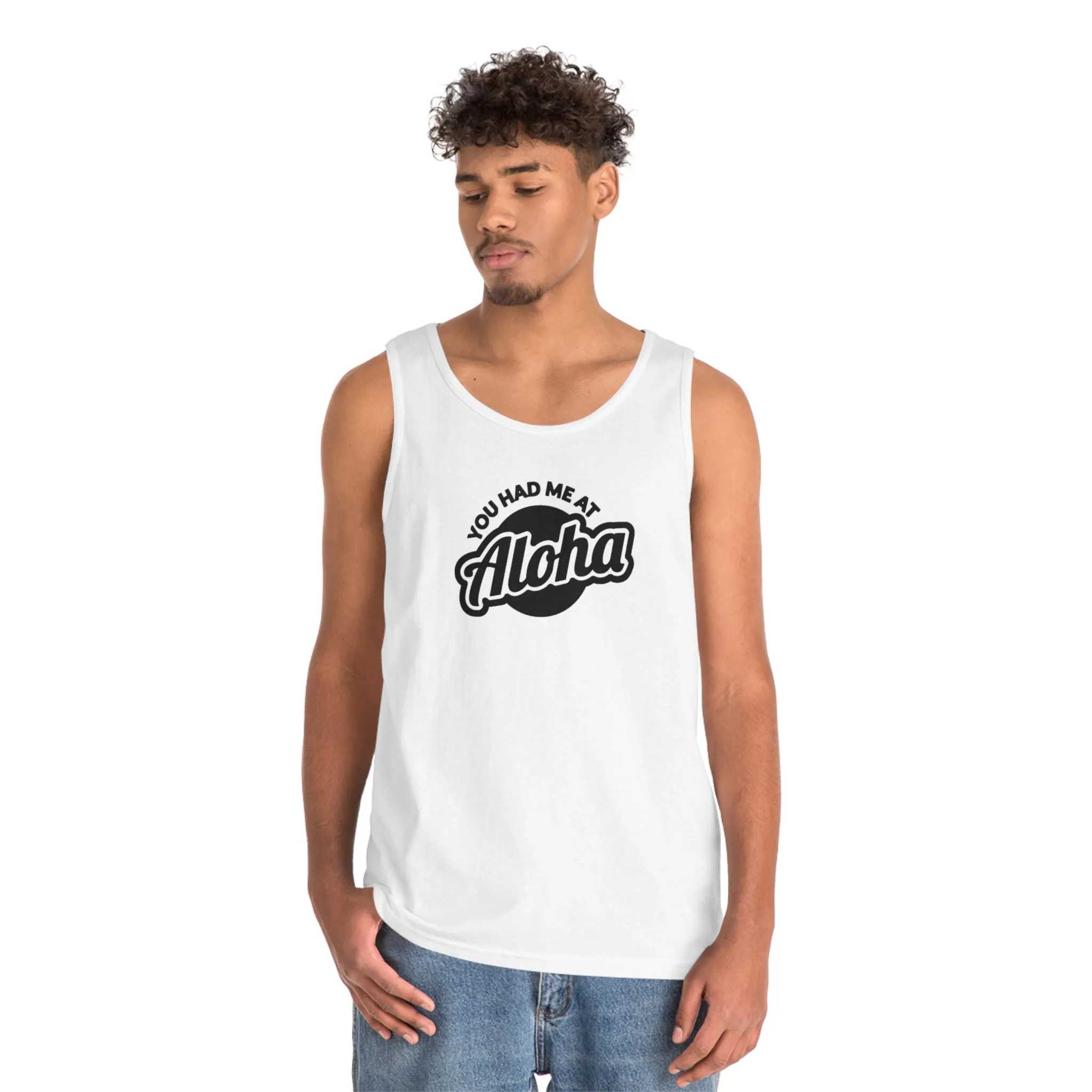 YOU HAD ME AT ALOHA TANK TOP