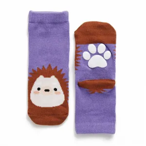 Zoo Porcupine Non-Slip Socks V1293